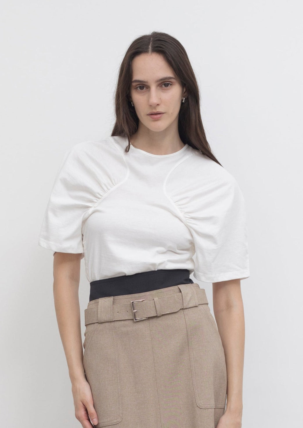 RUCHED TEE