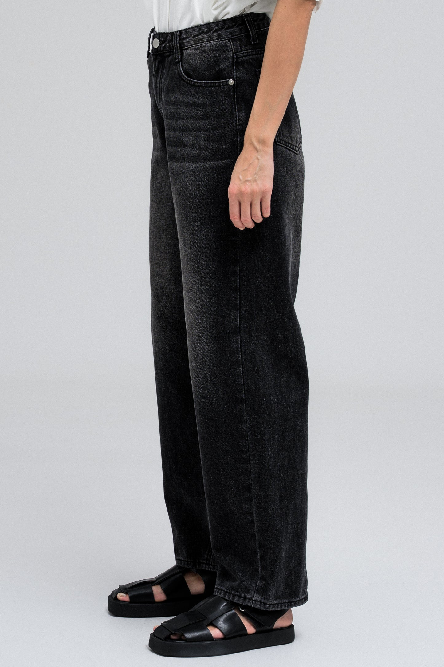 ANYA BLACK WASHED DENIM