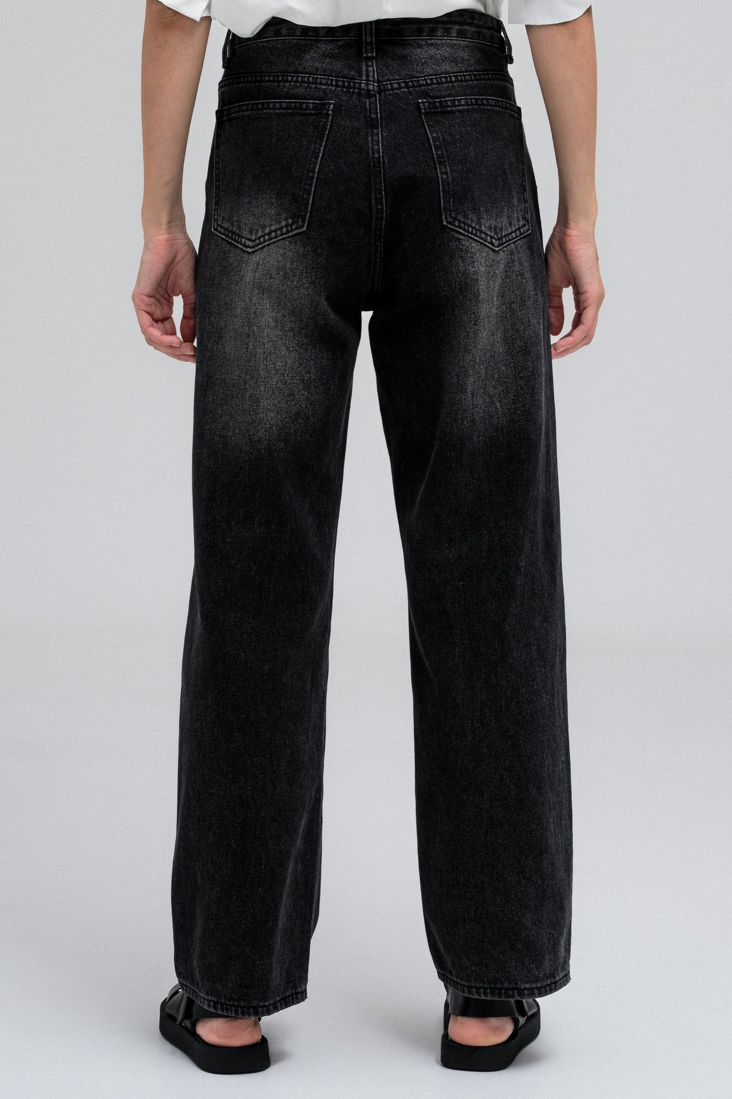 ANYA BLACK WASHED DENIM