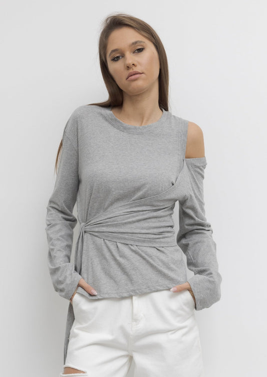 WRAPPED CUTOUT TEE