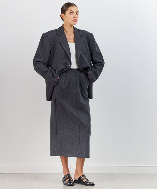 OVERSIZED BLAZER SKIRT SET