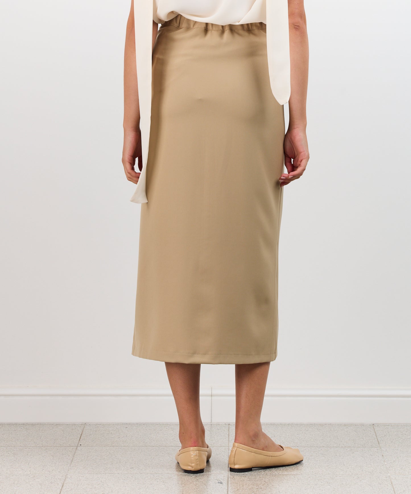 BEIGE CARGO SKIRT