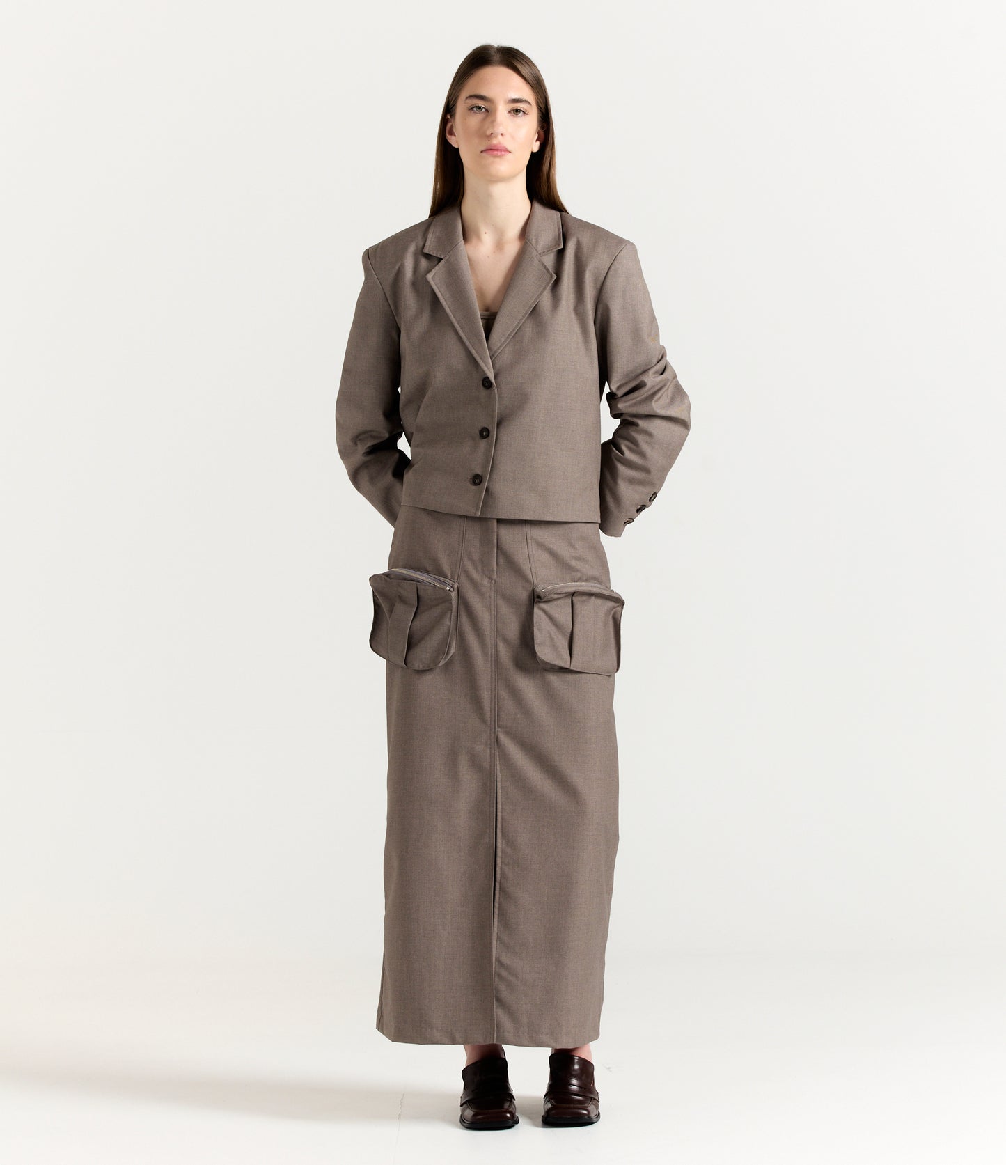 CARGO SKIRT SUIT