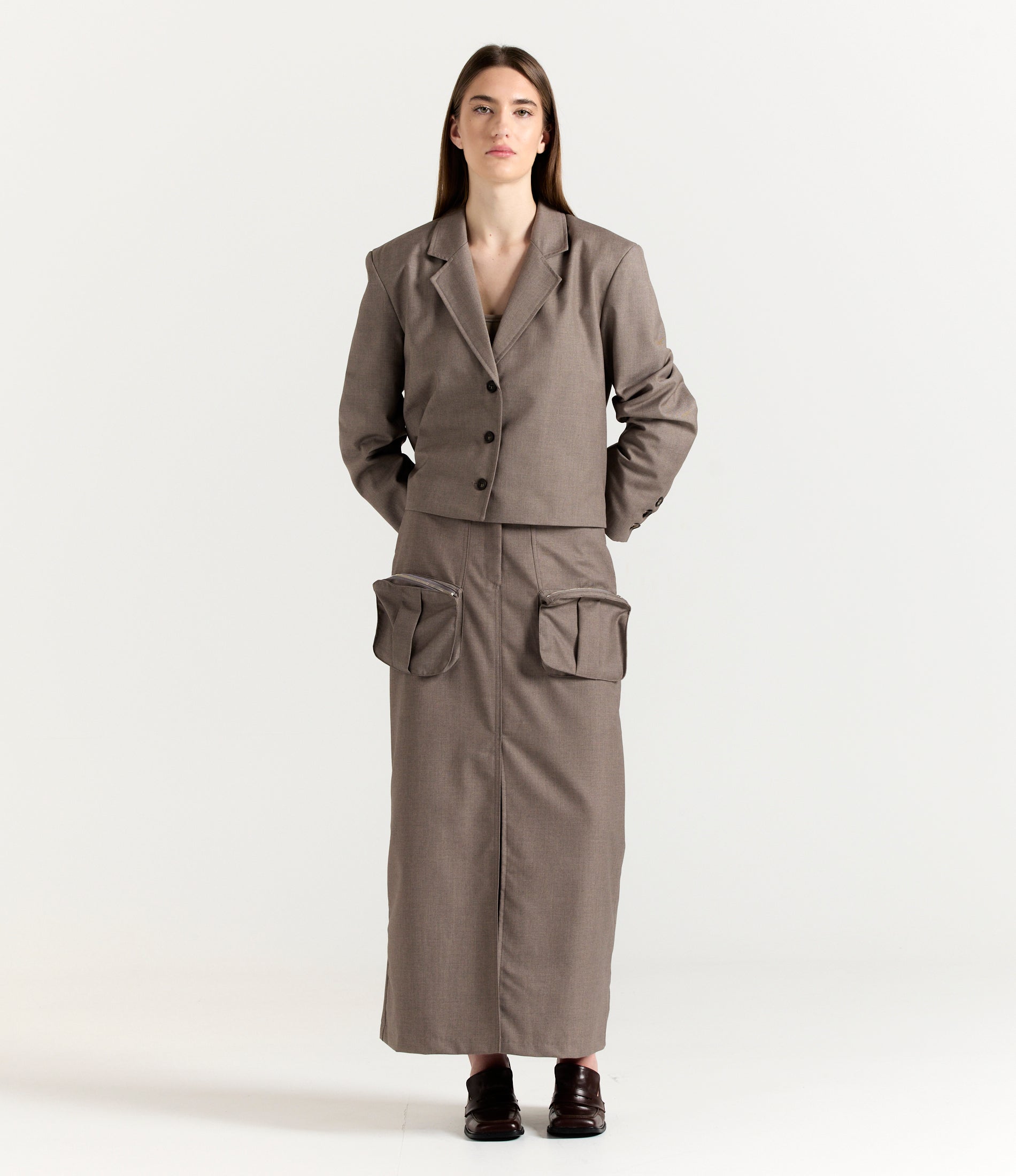 CARGO SKIRT SUIT