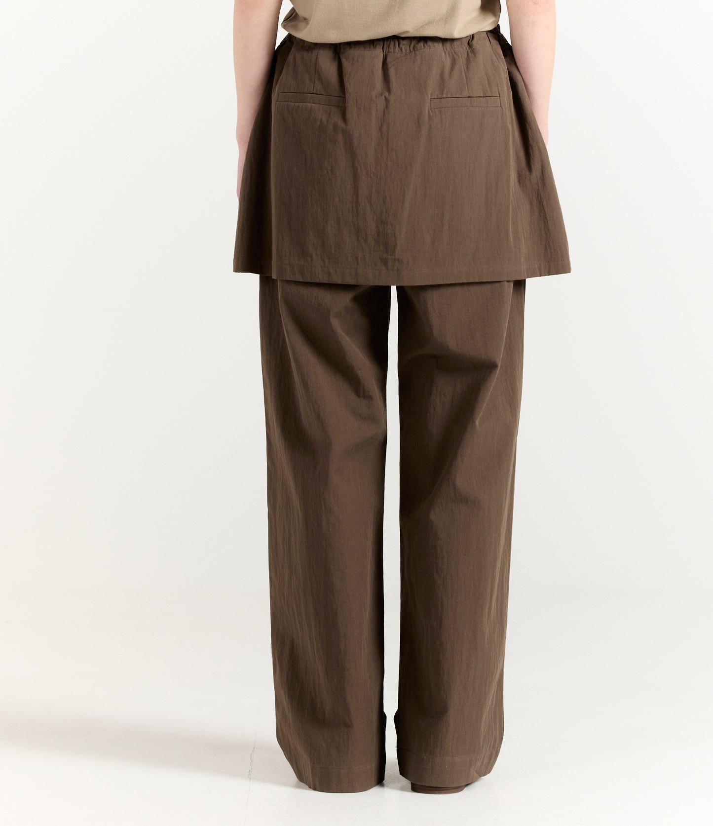 BROWN SKIRT-PANT