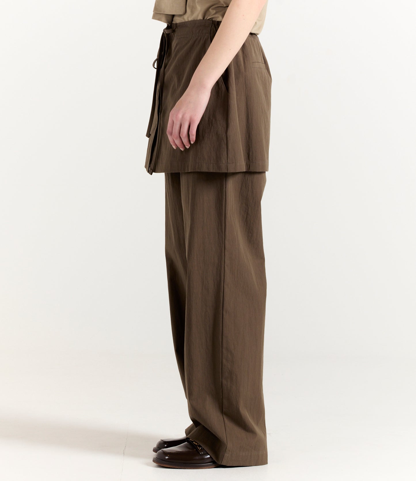 BROWN SKIRT-PANT