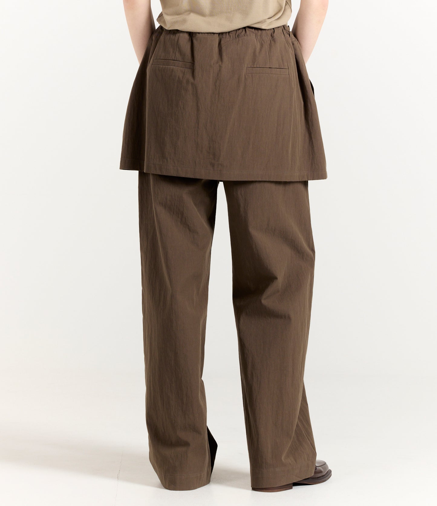 BROWN SKIRT-PANT