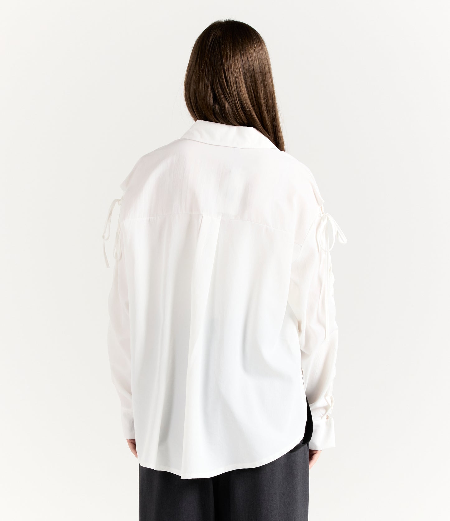 CINCHED SLEEVES SHIRT