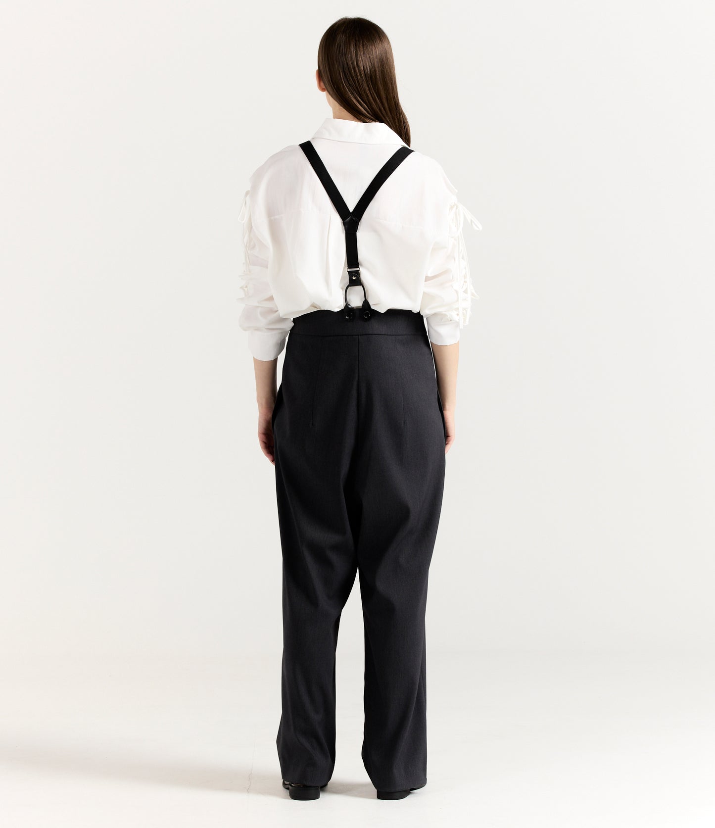 SUIT PANTS WITH SUSPENDERS