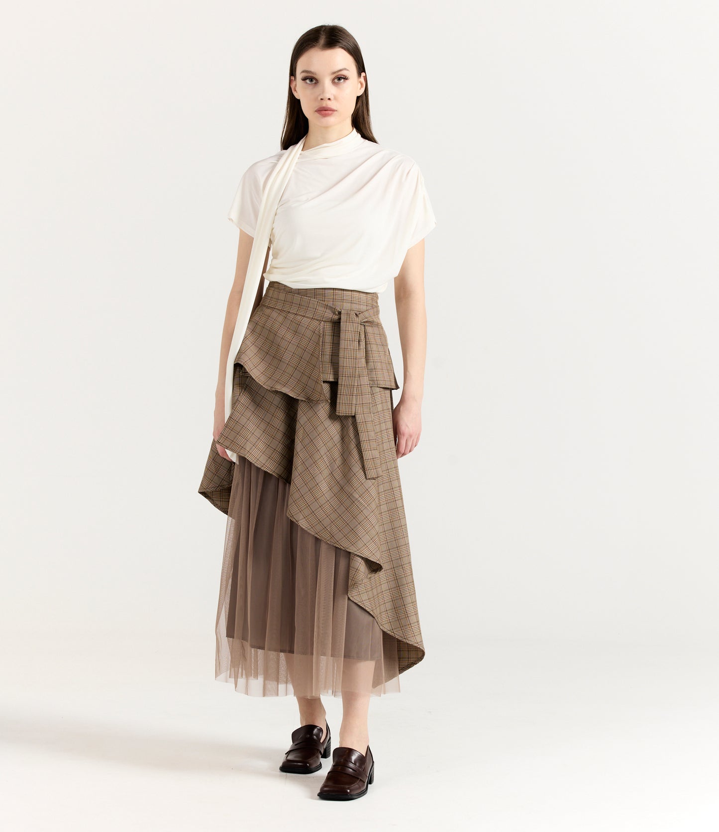 TULLE LAYERED SKIRT