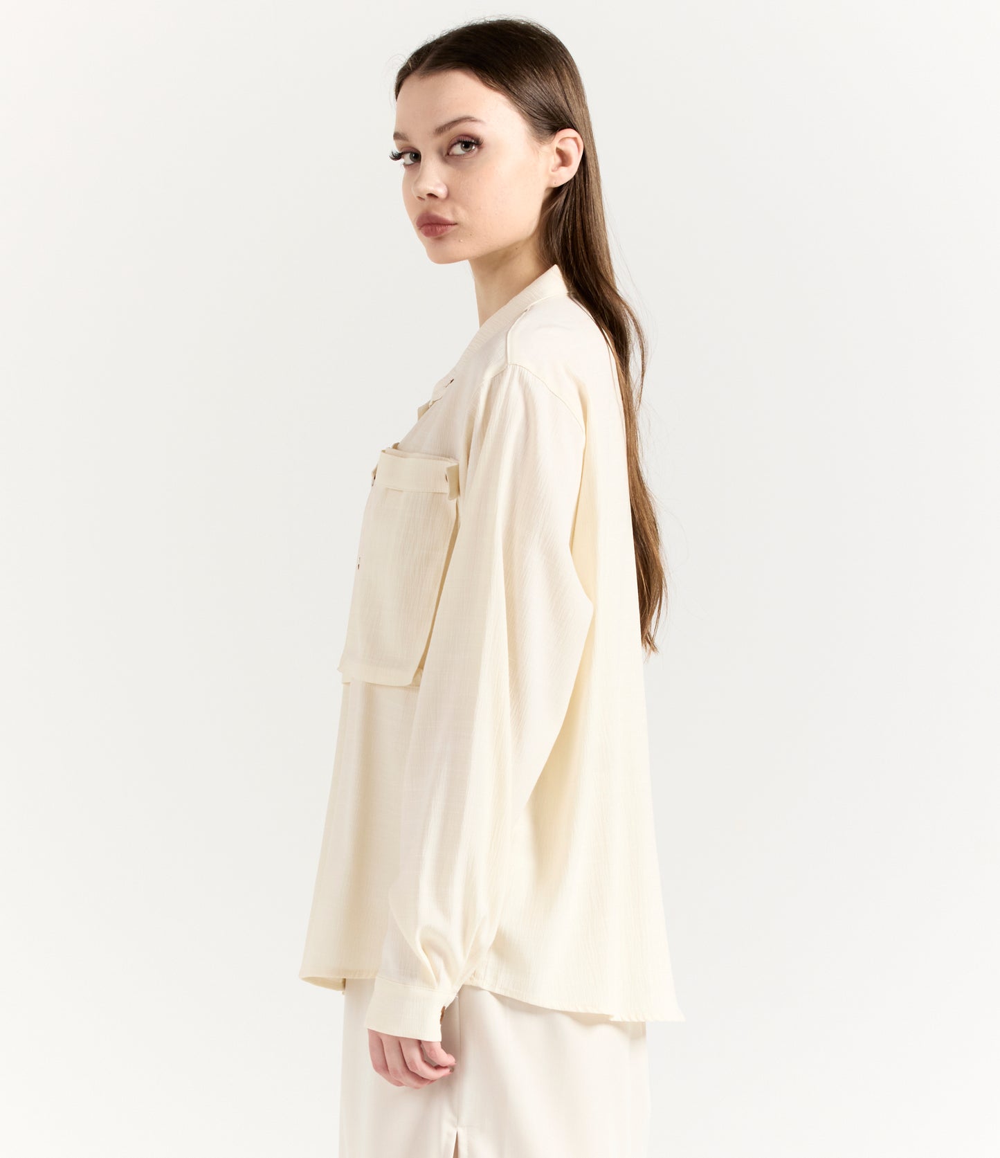 IVORY OVERSIZE SHIRT