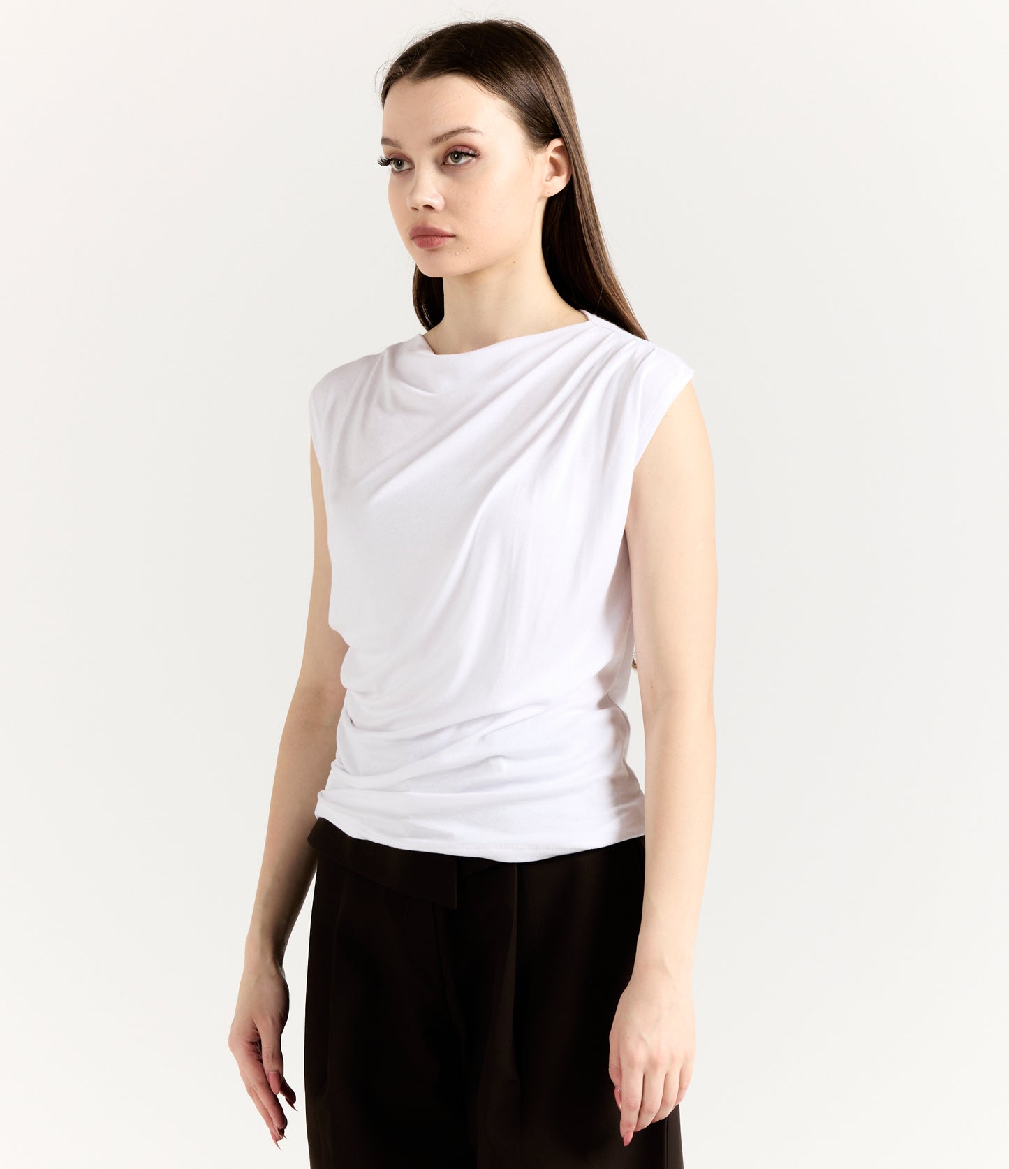 ORLY DRAPED TOP