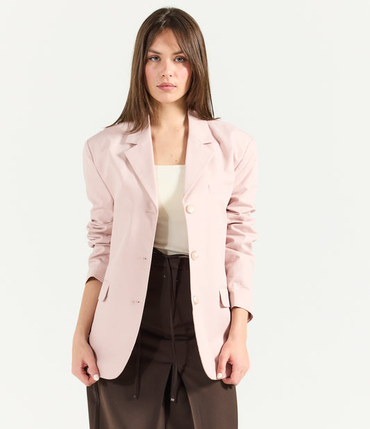 BLUSH PINK DAD BLAZER