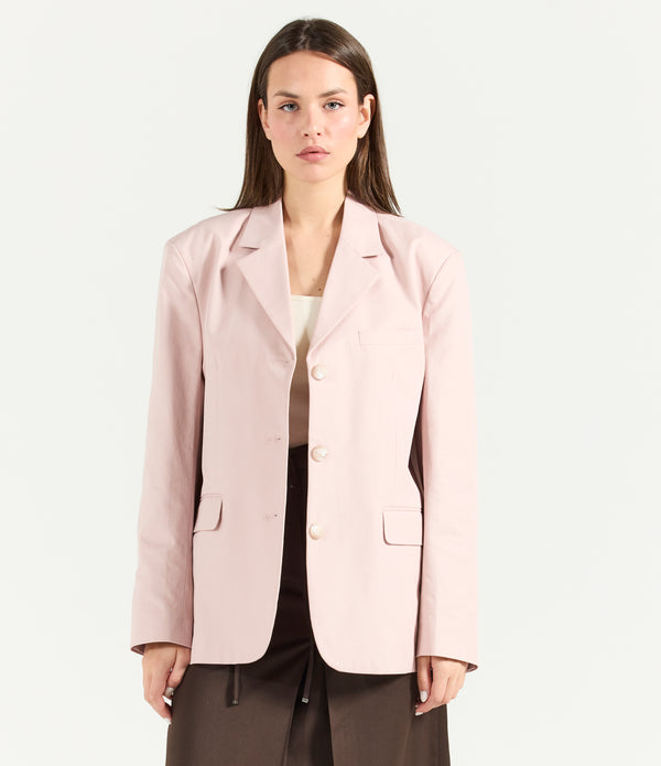 BLUSH PINK DAD BLAZER