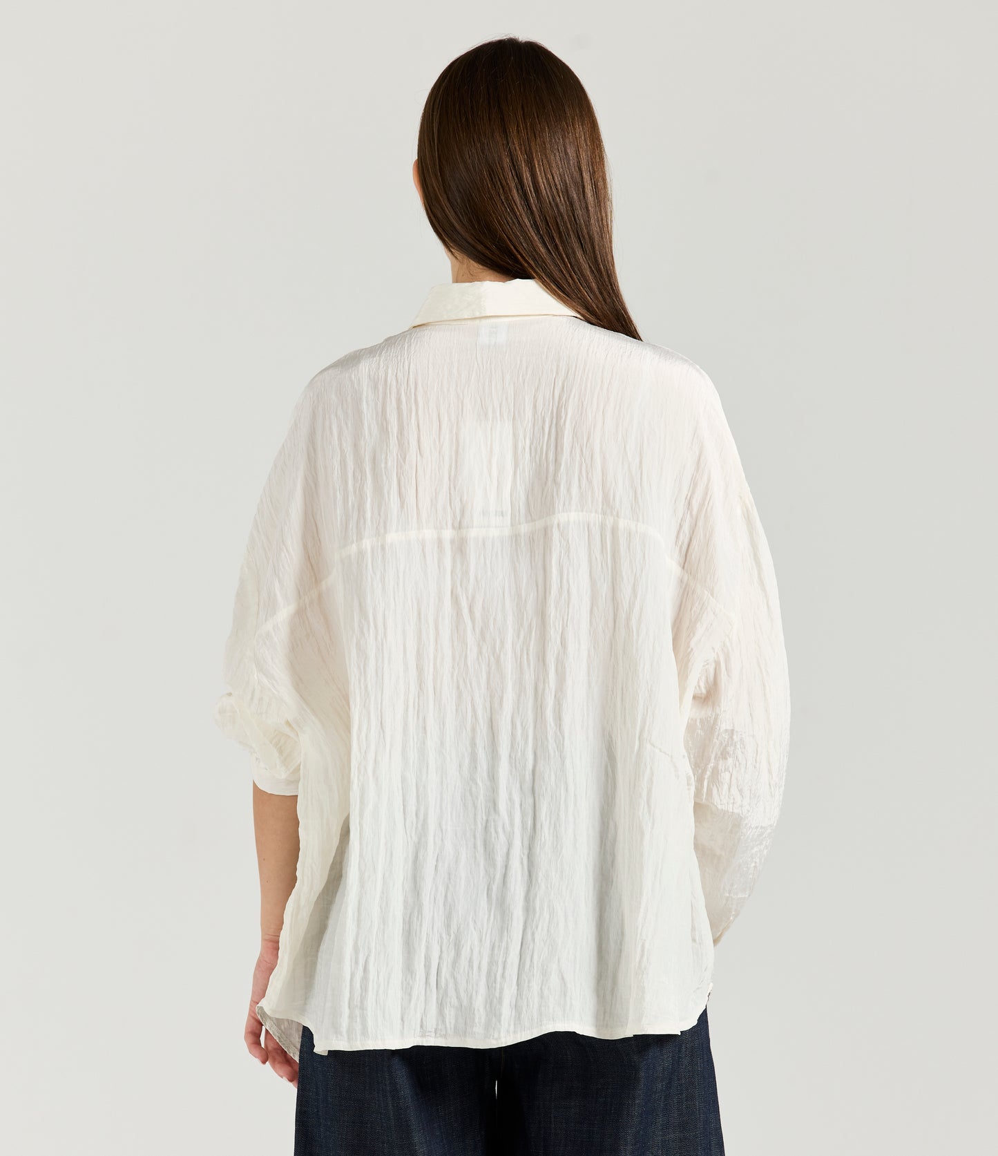 CINCHED-FRONT SHIRT