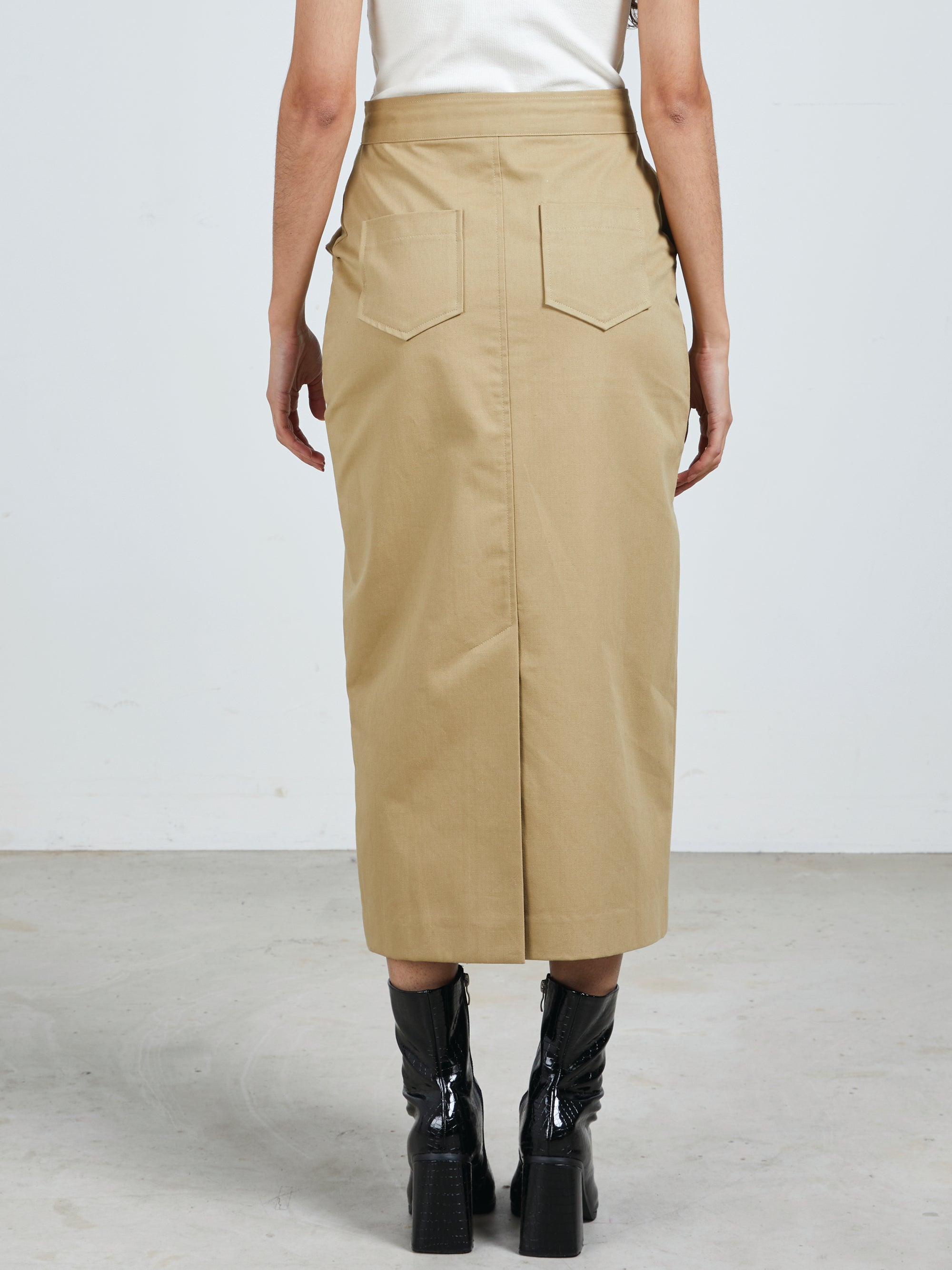 FLIPPED PENCIL SKIRT