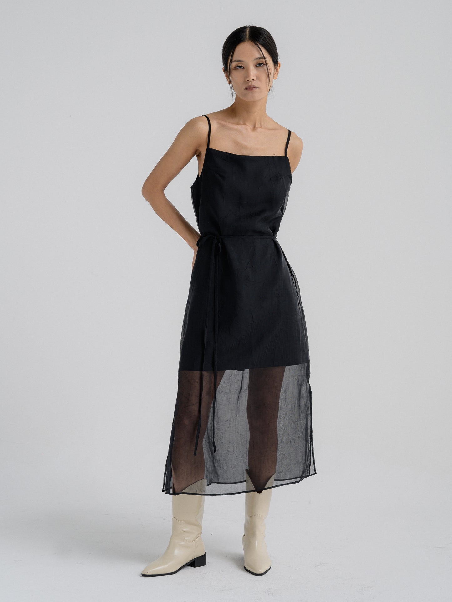 SHEER SLIP DRESS