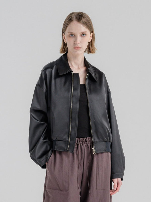 DRESSY SILK BOMBER