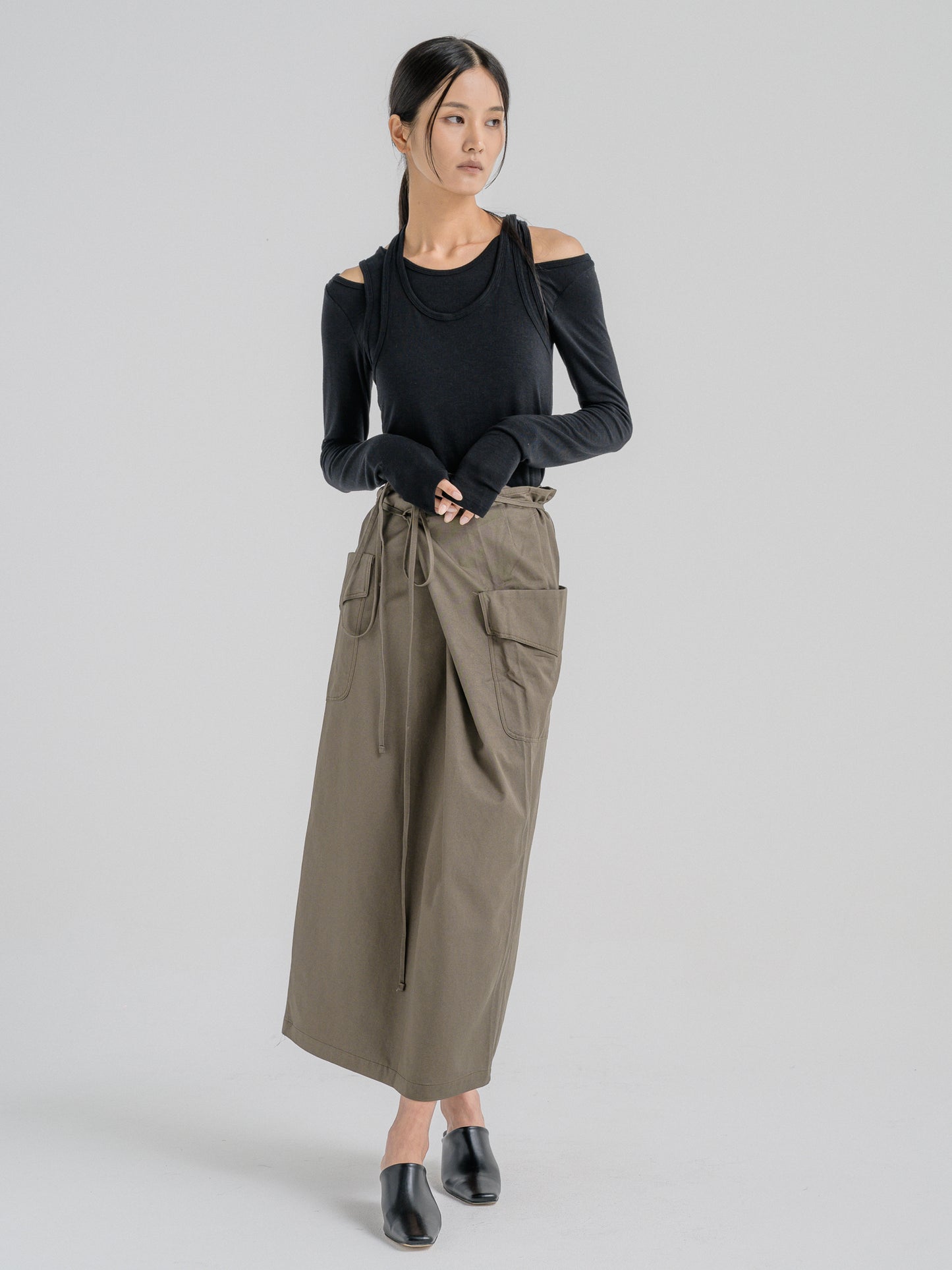 TESSA WRAP SKIRT