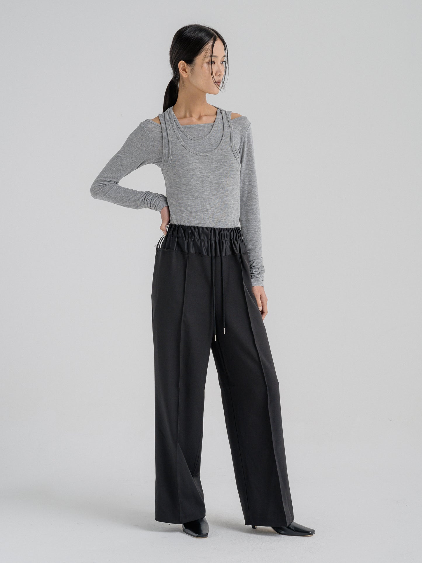 DRESSY TRACK PANTS