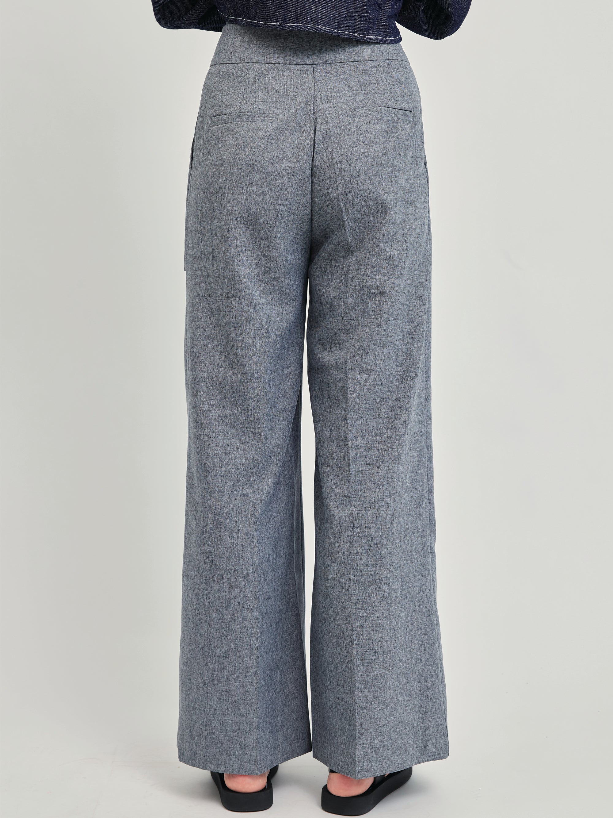 CUTOUT SUIT PANTS