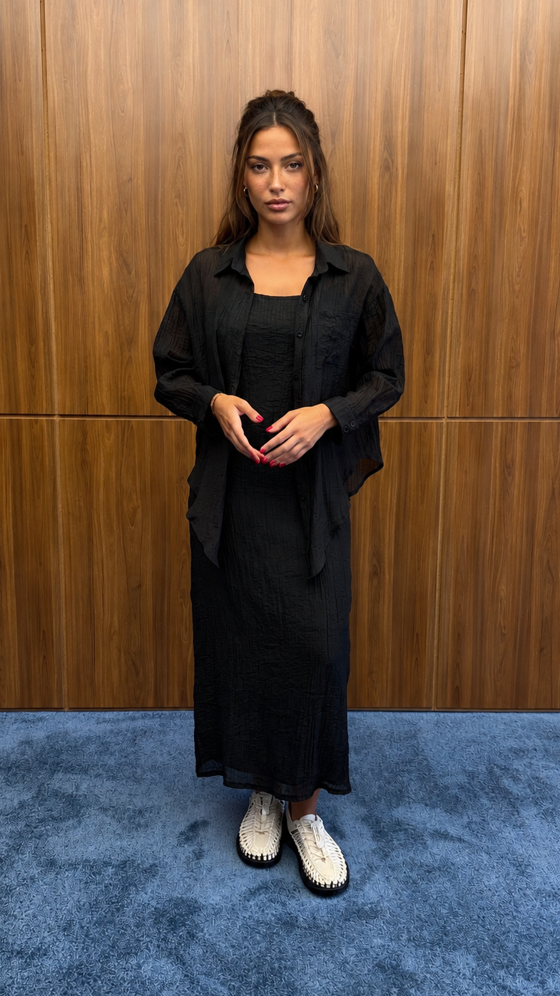 LEA SHIRT AND DRESS SET