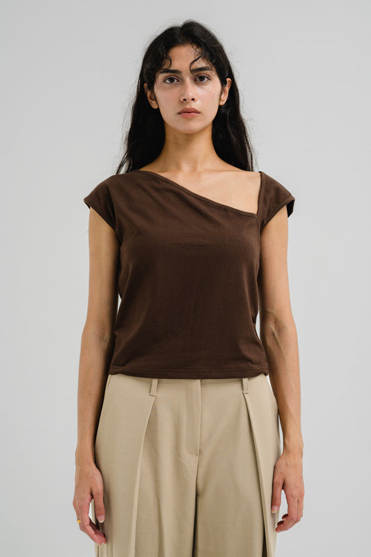 FRIDA BROWN TOP