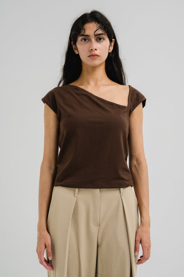 FRIDA BROWN TOP