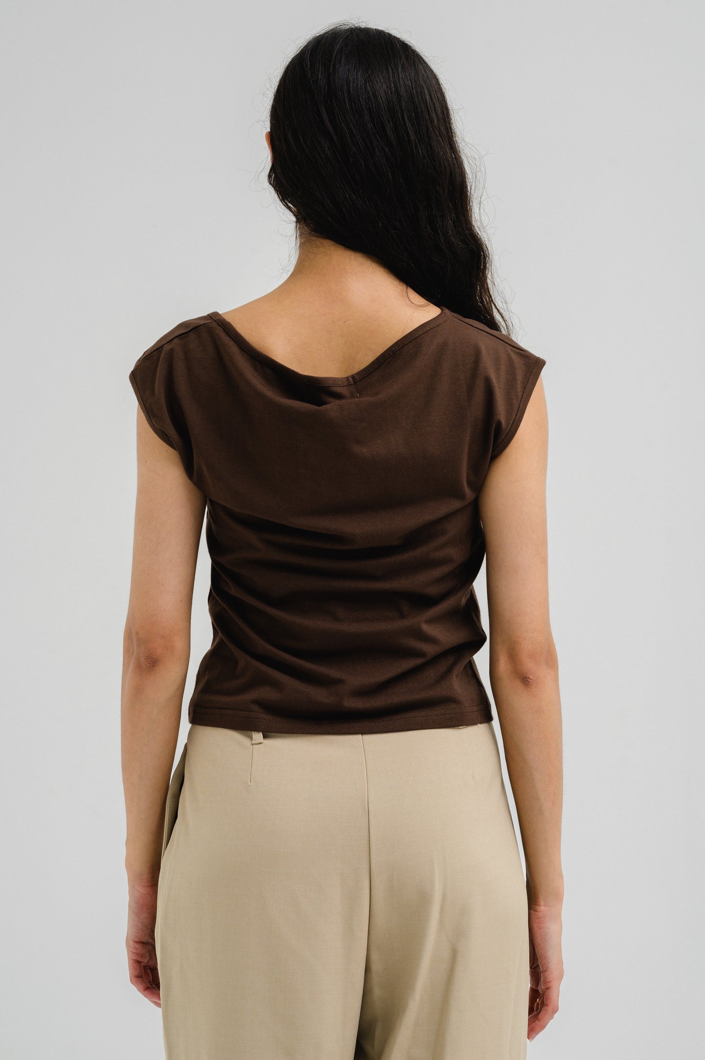 FRIDA BROWN TOP