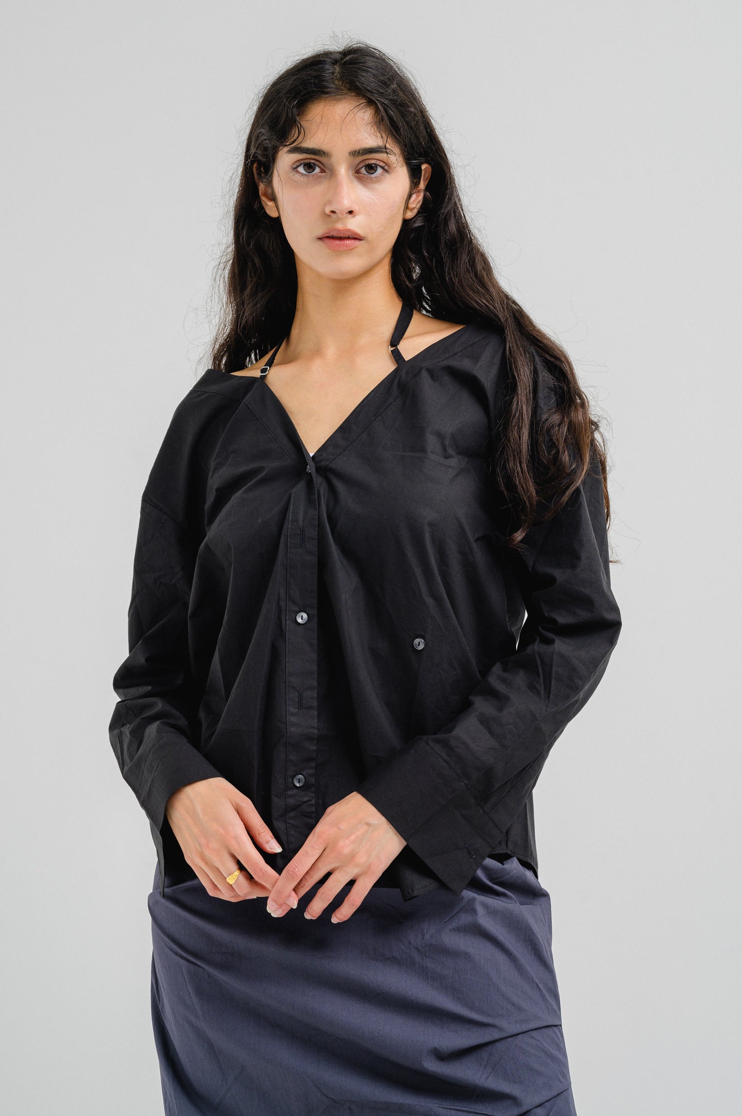 SIMONA BLACK SHIRT