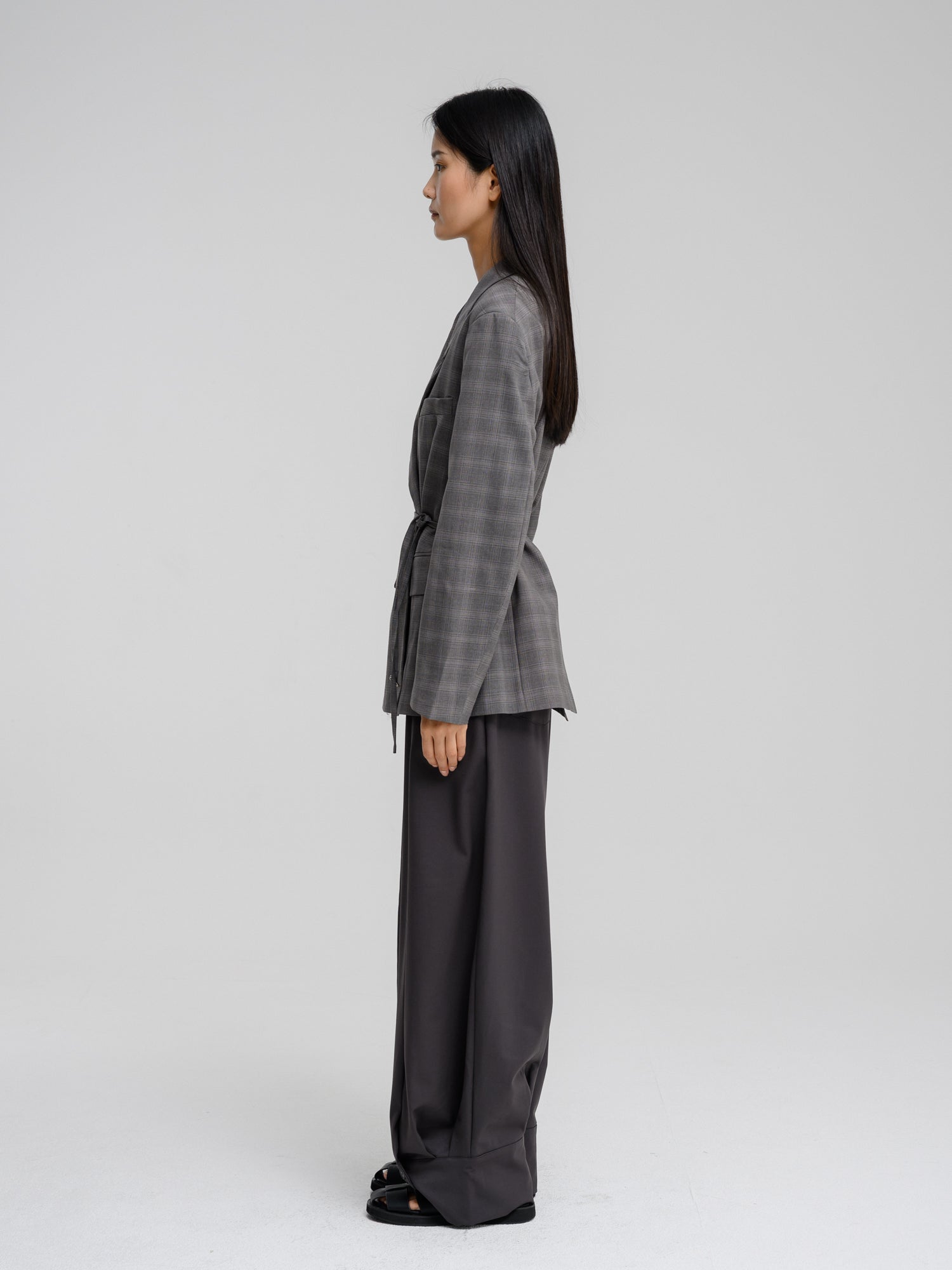LEVIA PLAID BLAZER