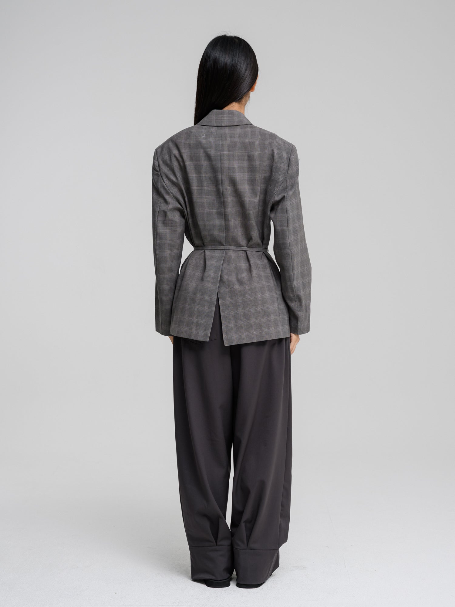 LEVIA PLAID BLAZER
