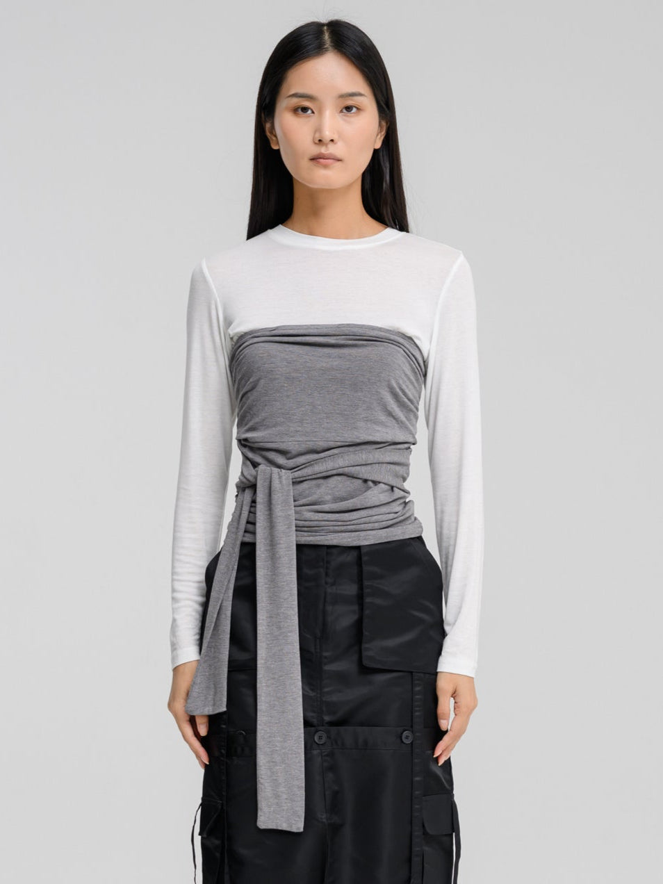 LONA WRAPPED TOP