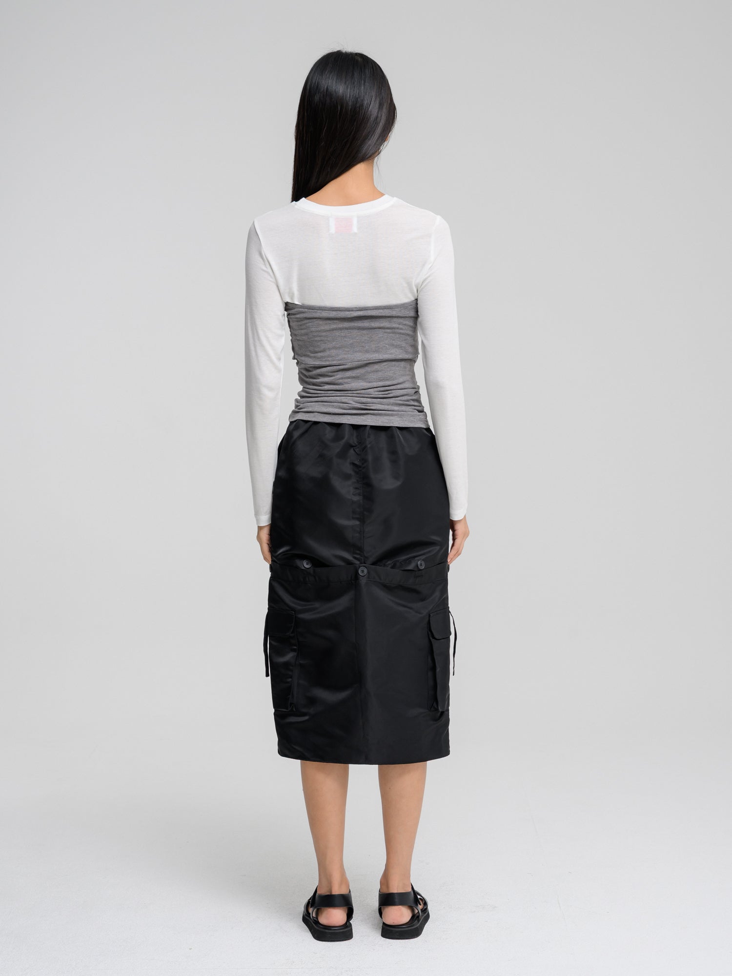 LONA WRAPPED TOP