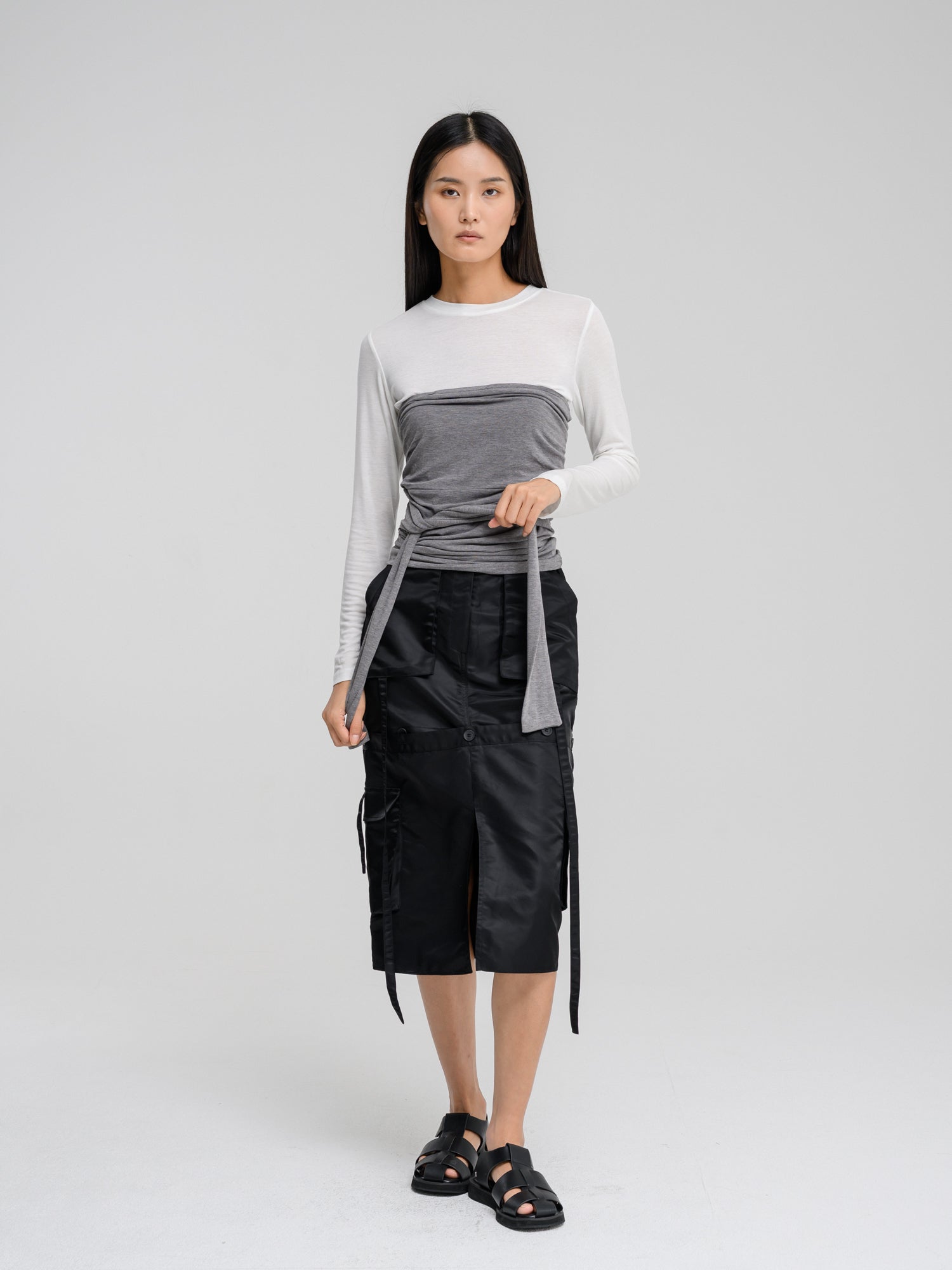 LONA WRAPPED TOP
