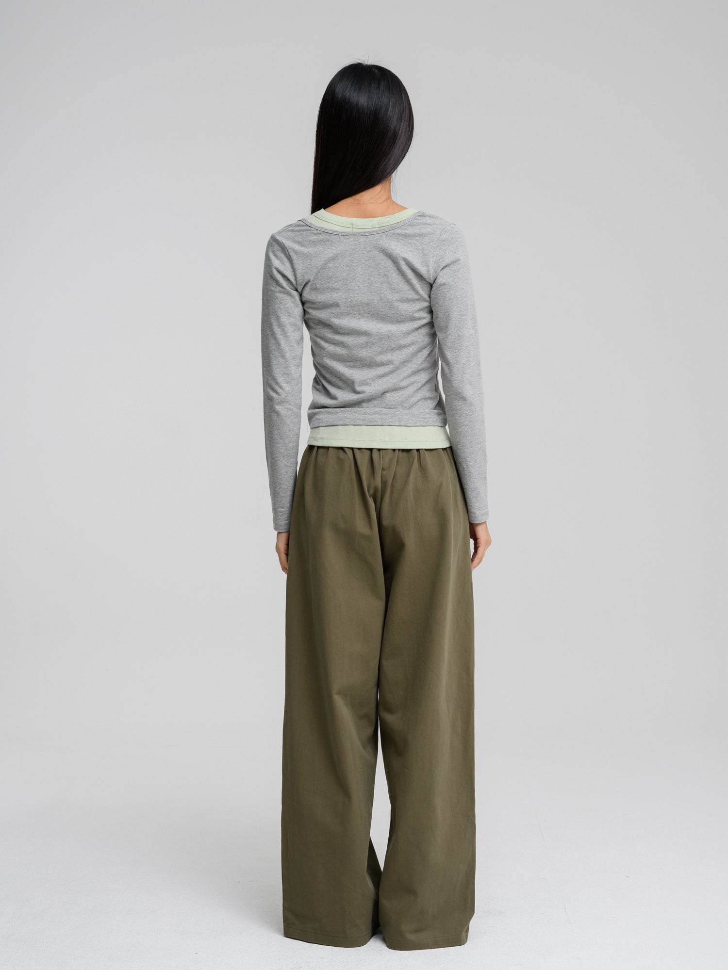 DEULIA DOUBLE LAYERED TOP