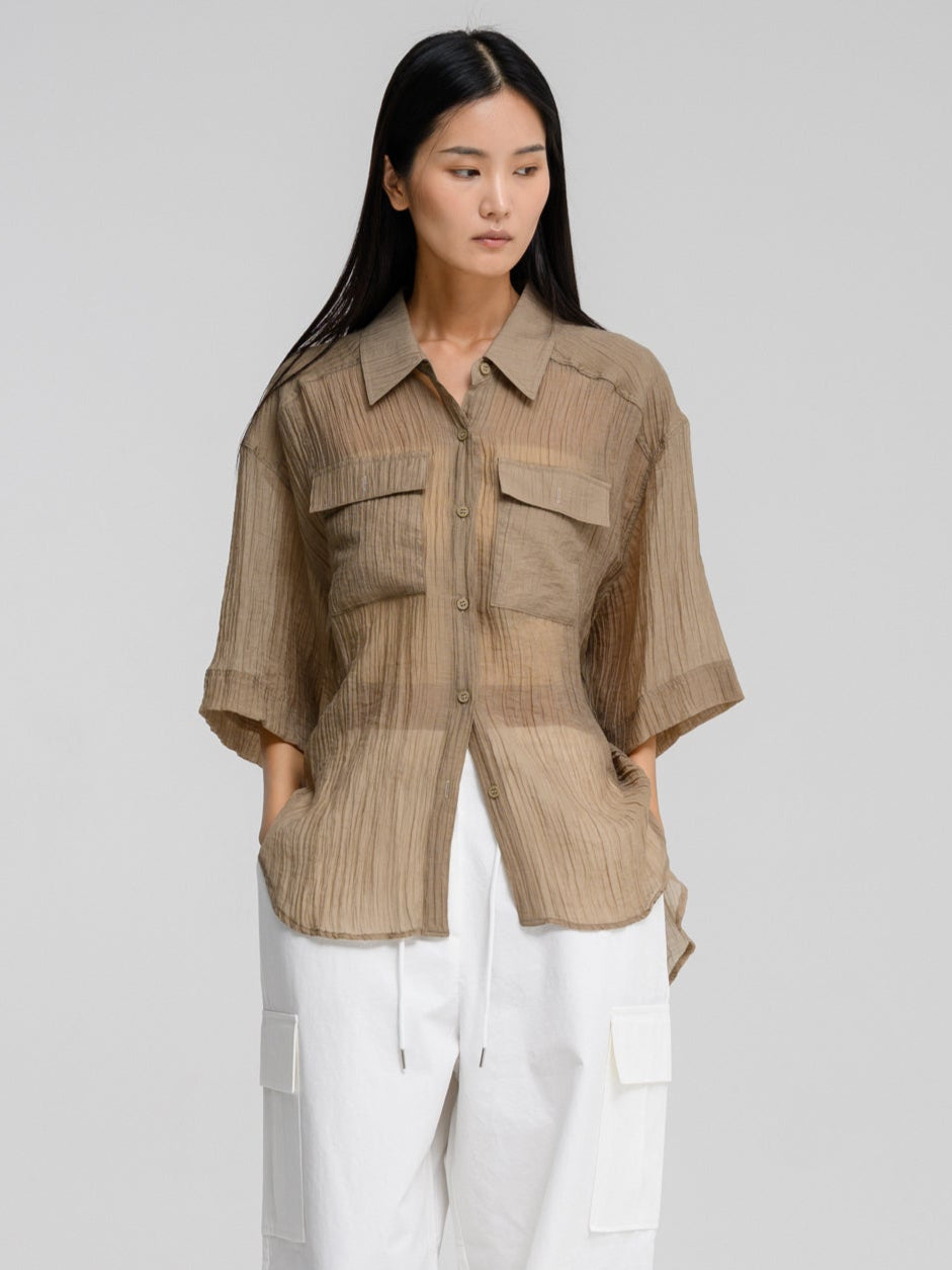 LARIEN SHEER SHIRT