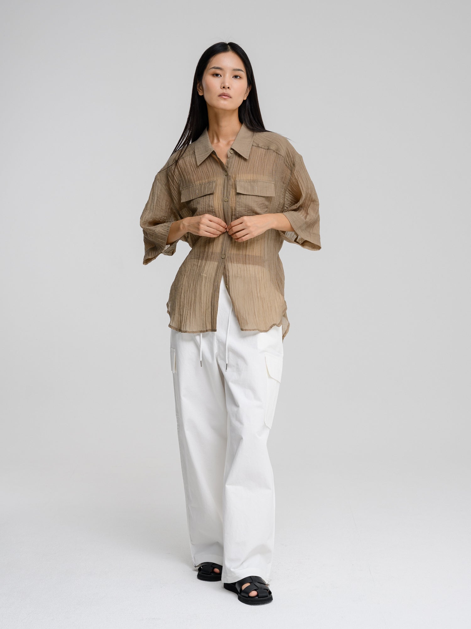 LARIEN SHEER SHIRT
