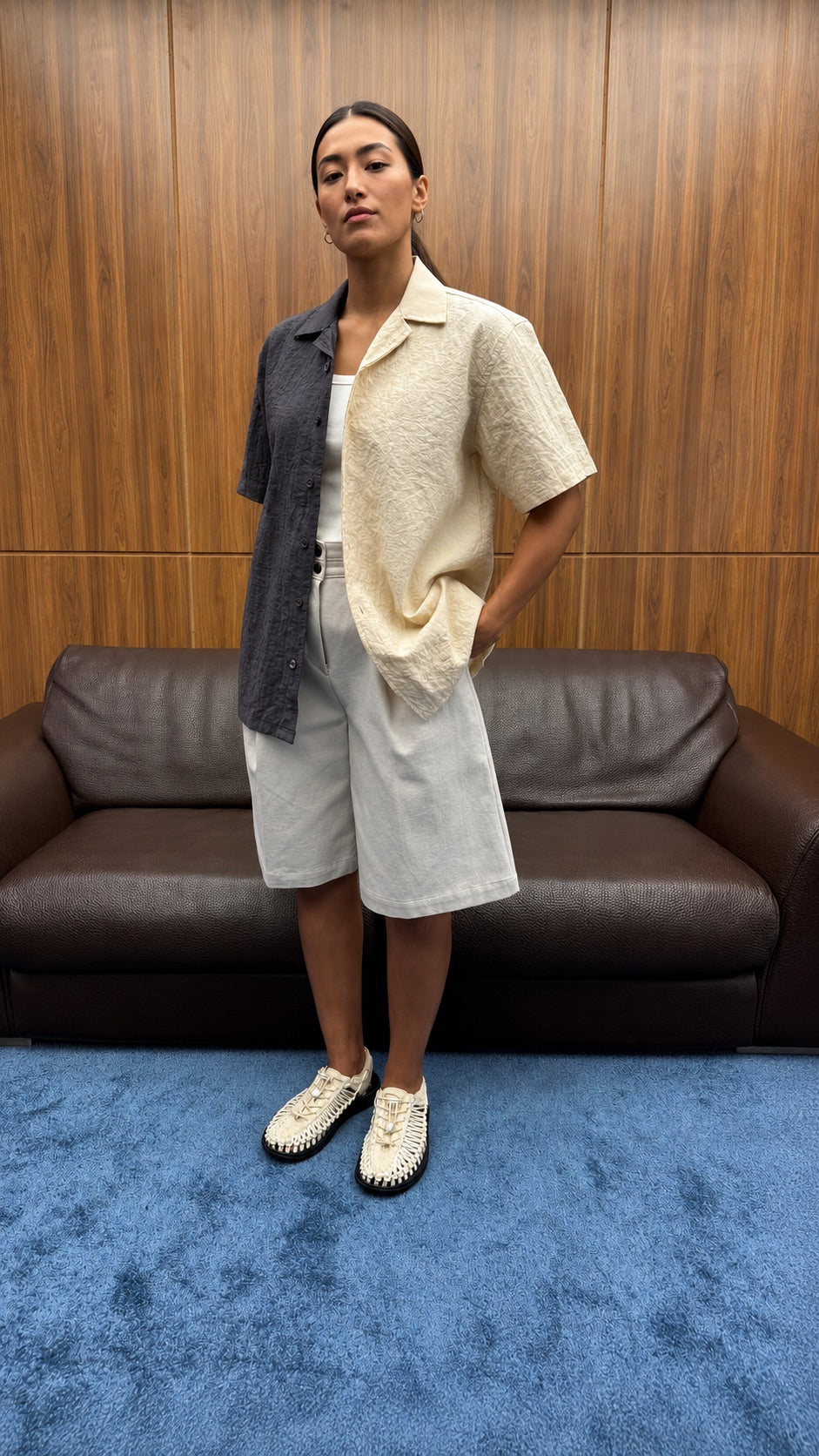REWORKED SHIRT SHORT SLEEVE