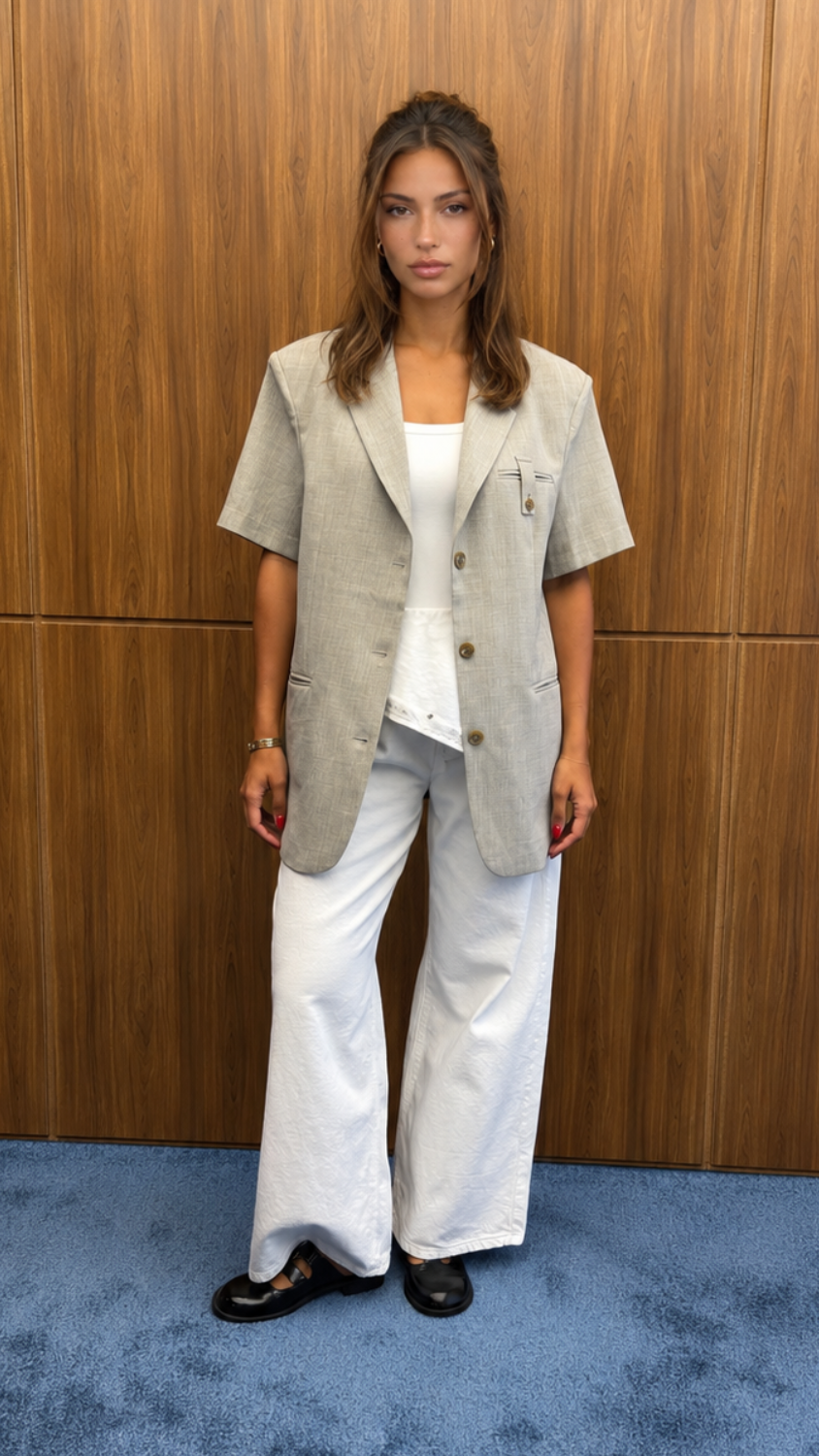 OPEN-BACK BLAZER