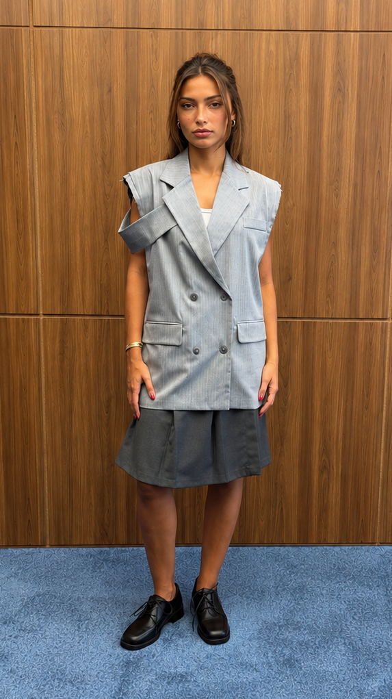 DRAPE VEST