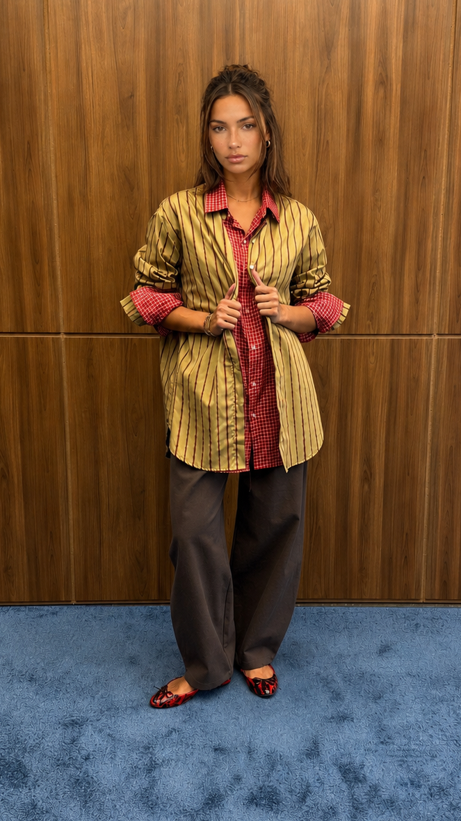 LAYERED CONTRAST SHIRT V2