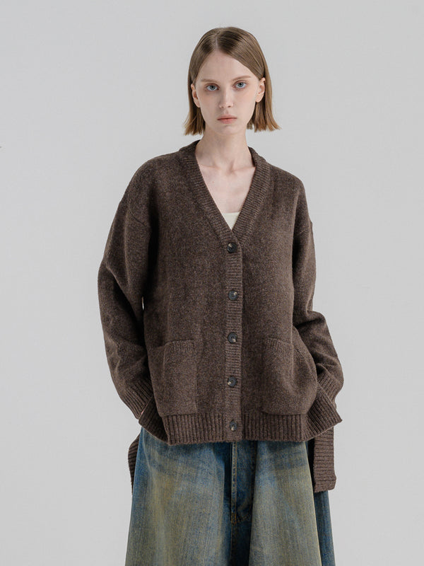 OVERSIZED WOOL CARDIGAN