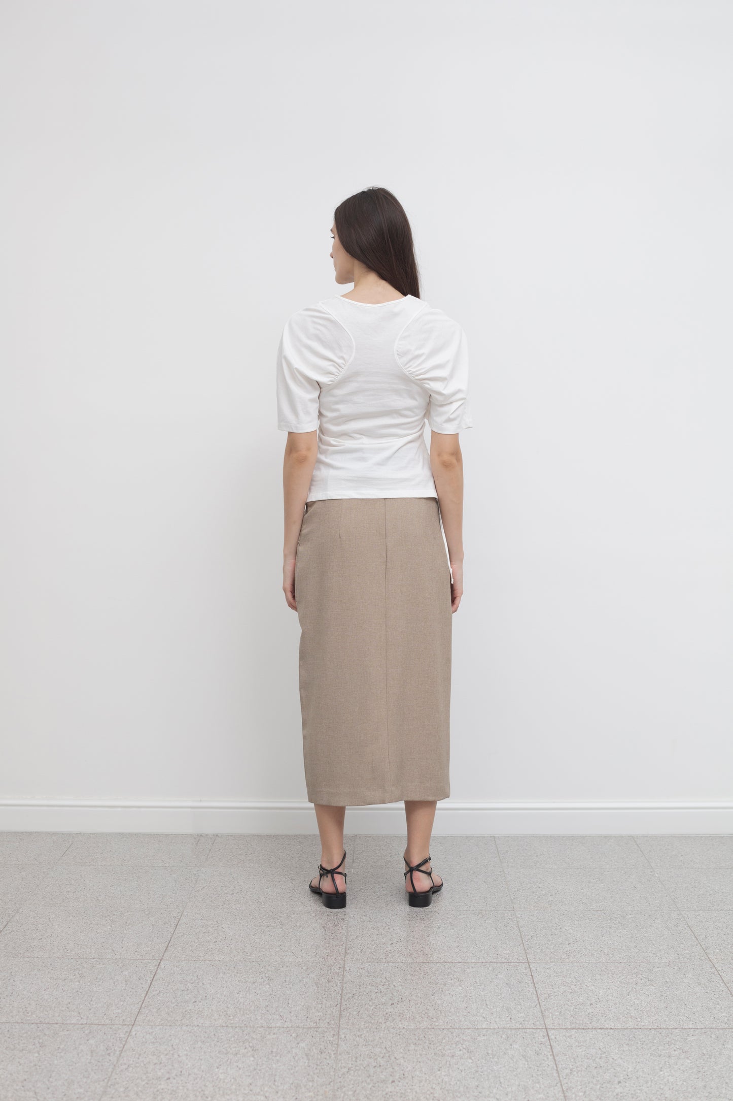 RUCHED TEE