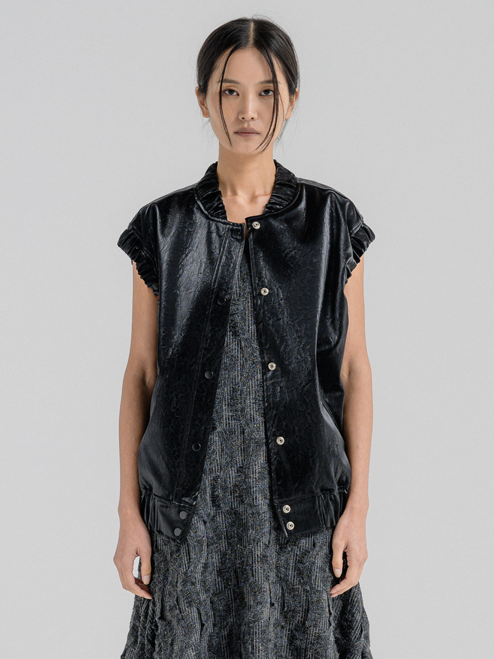 ZINNIA LEATHER VEST