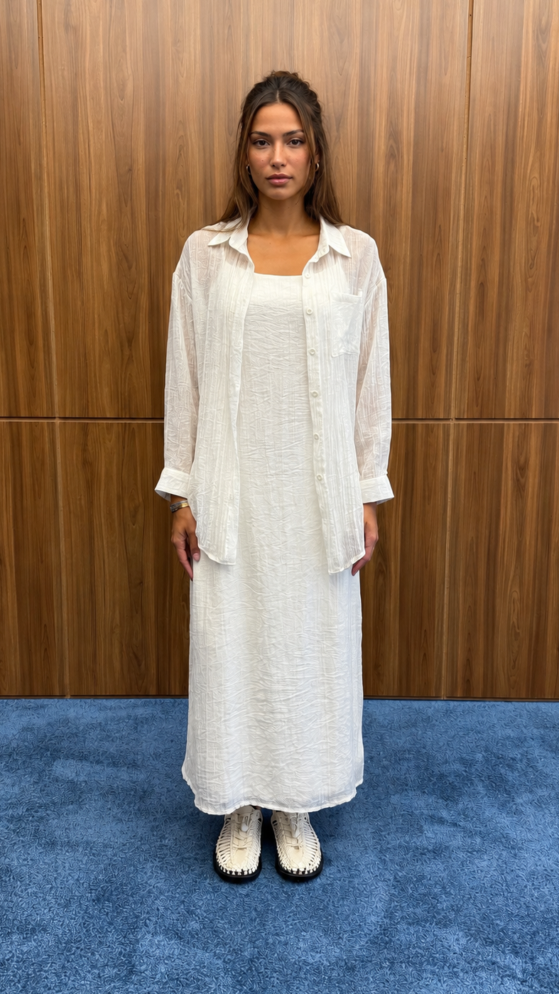 LEA SHIRT AND DRESS SET