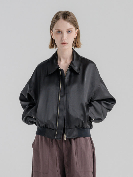 DRESSY SILK BOMBER