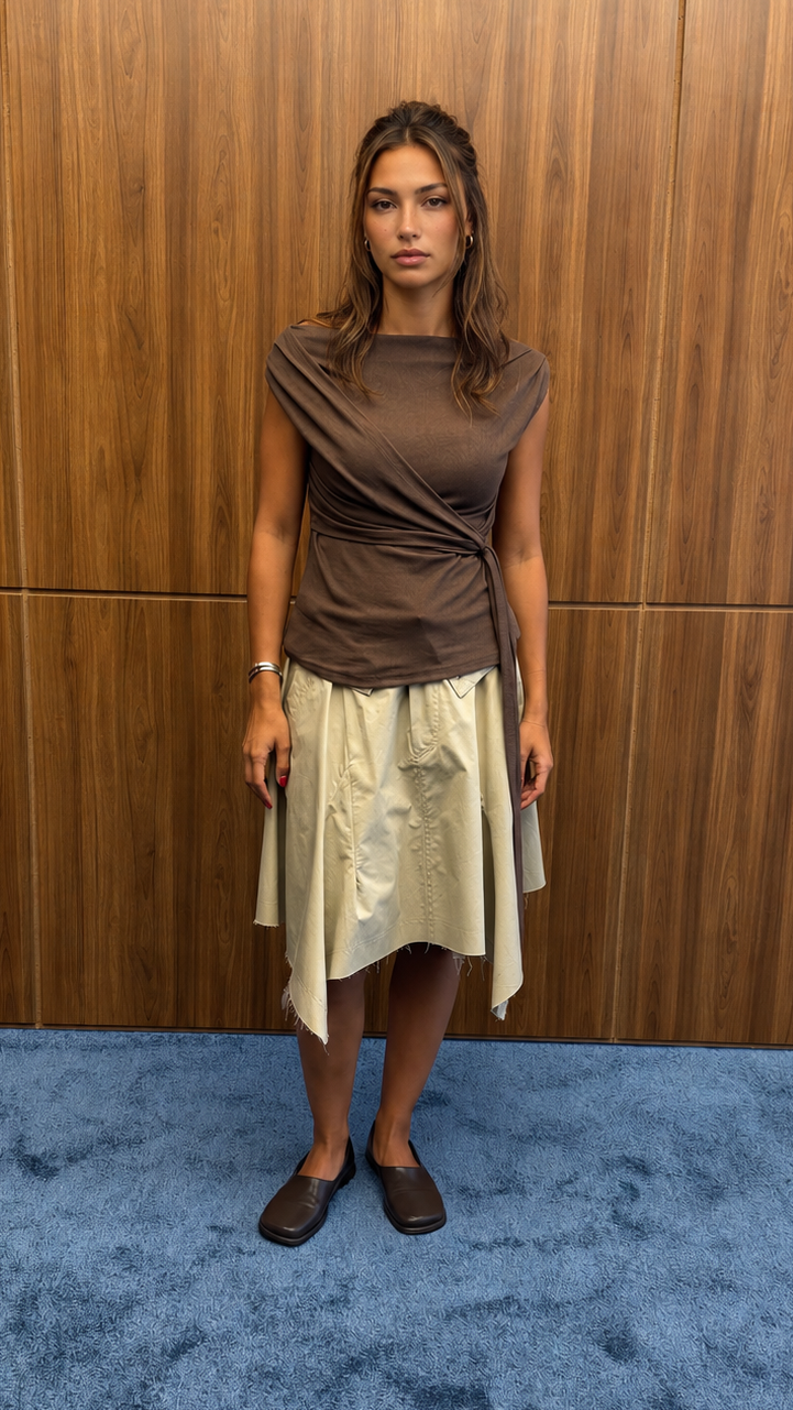 OREN DRAPE TOP