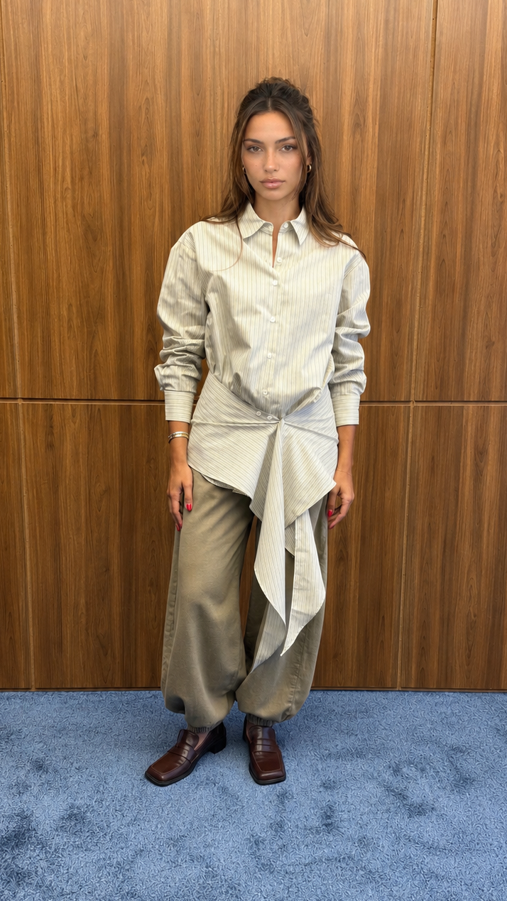 ROWAN WRAP SHIRT