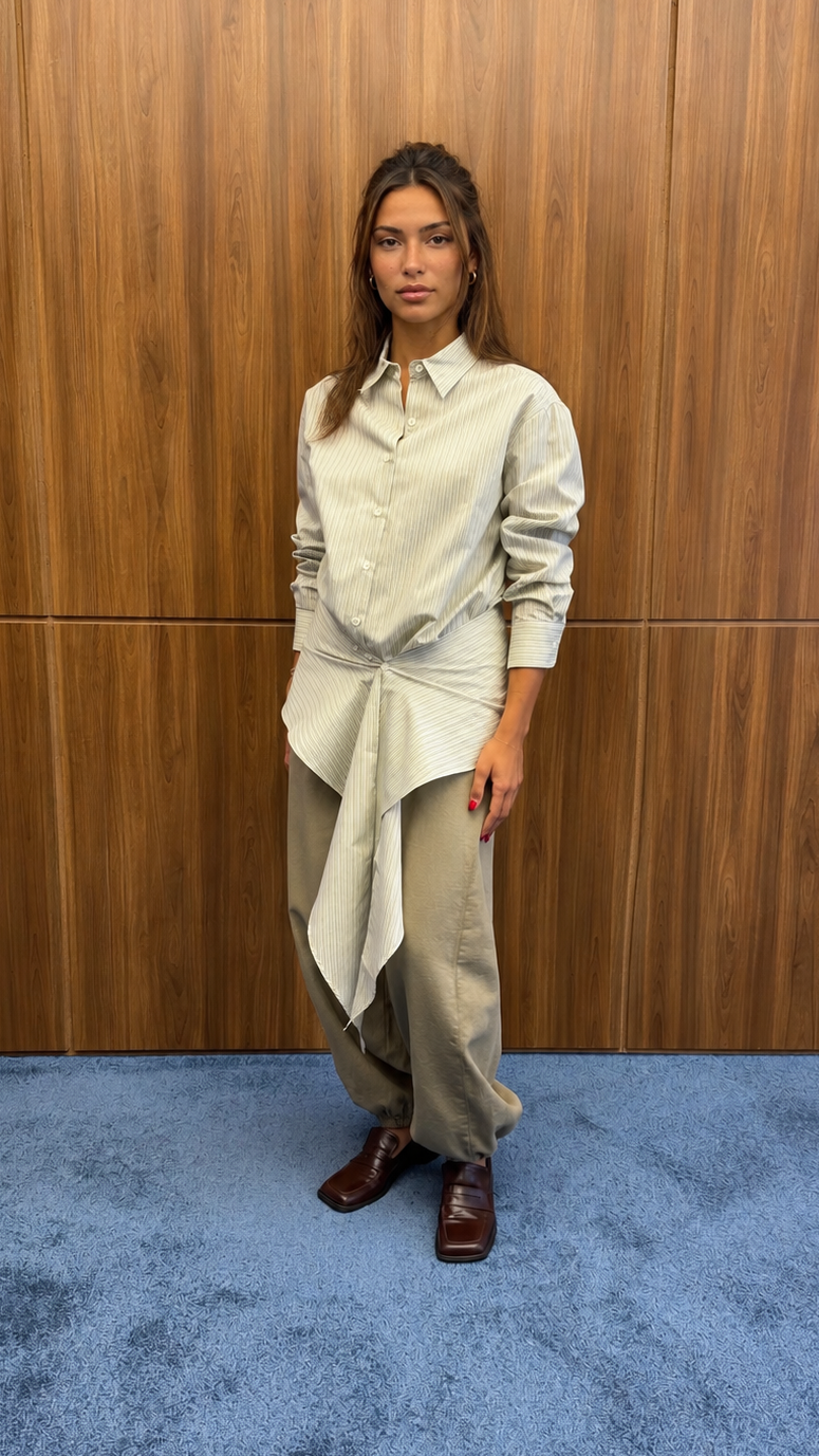 ROWAN WRAP SHIRT